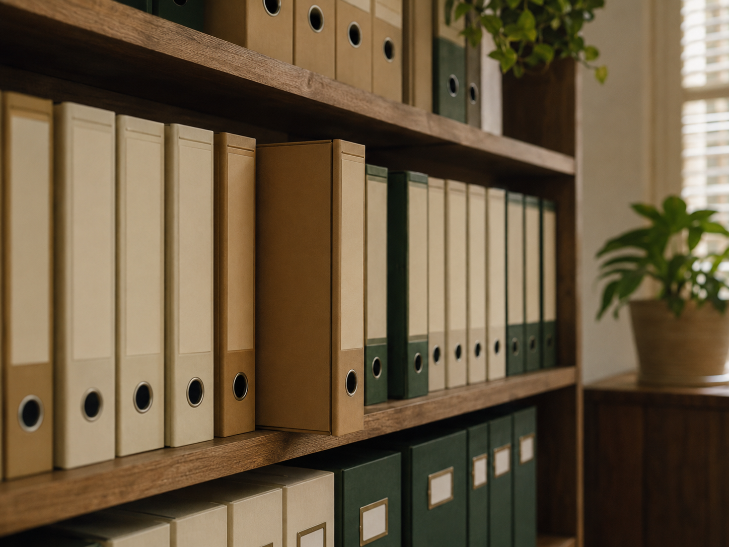 Organised business records representing institutional knowledge